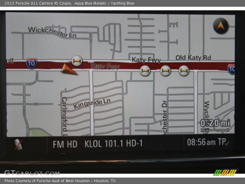 Aqua Blue Metallic / Yachting Blue 2013 Porsche 911 Carrera 4S Coupe