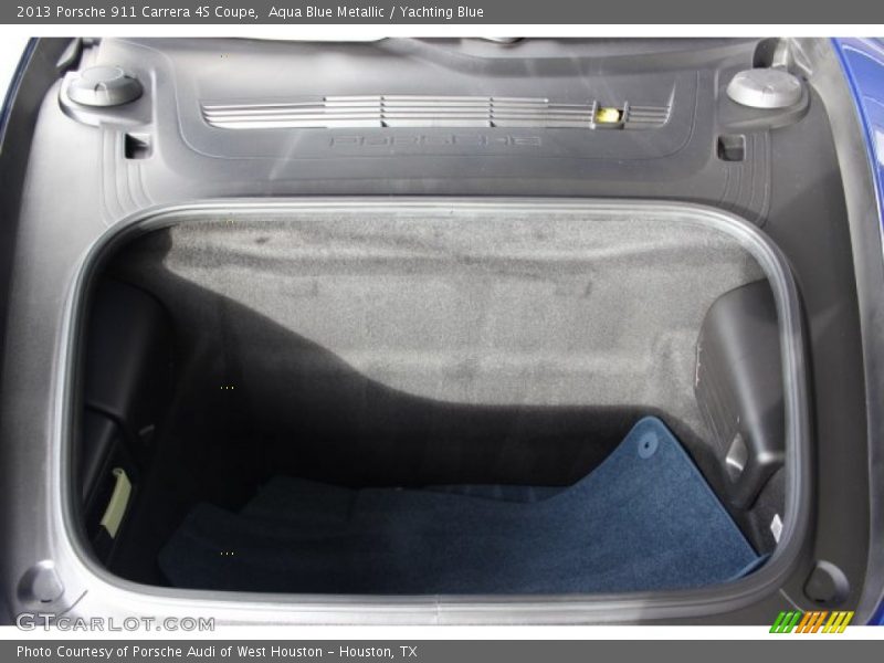 Aqua Blue Metallic / Yachting Blue 2013 Porsche 911 Carrera 4S Coupe