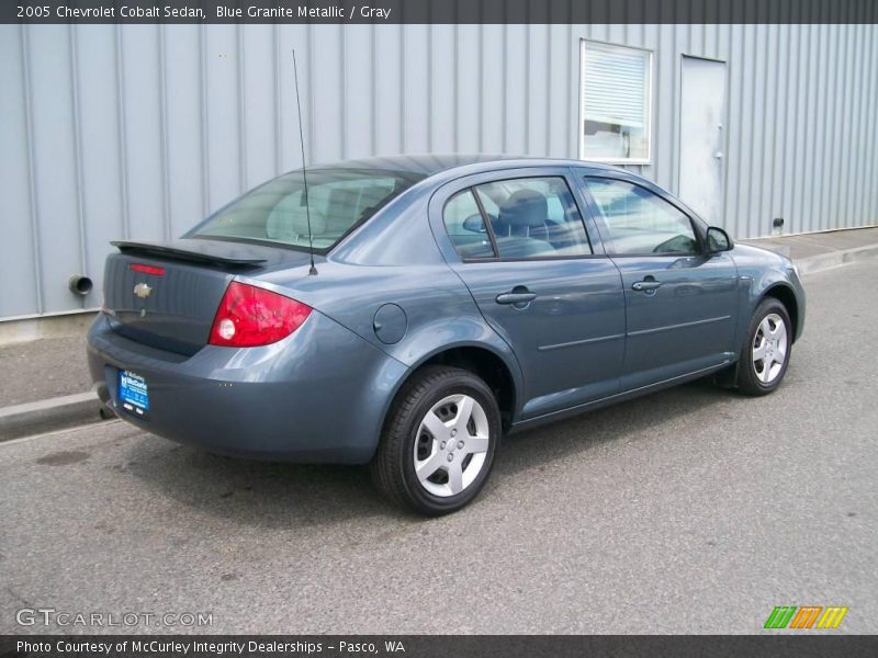 Blue Granite Metallic / Gray 2005 Chevrolet Cobalt Sedan
