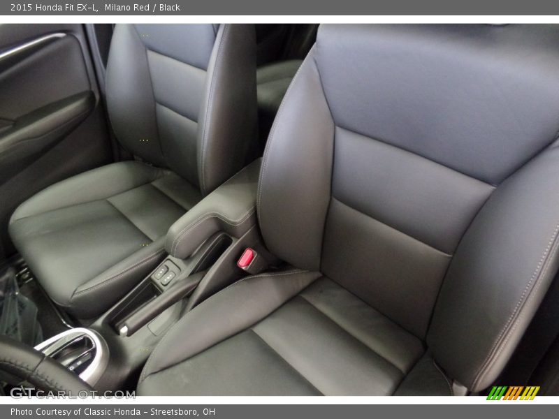 Milano Red / Black 2015 Honda Fit EX-L