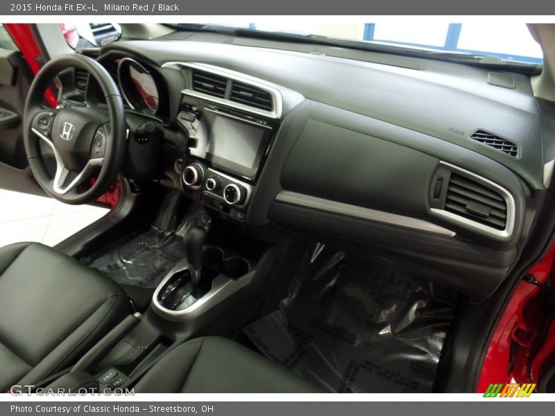 Milano Red / Black 2015 Honda Fit EX-L