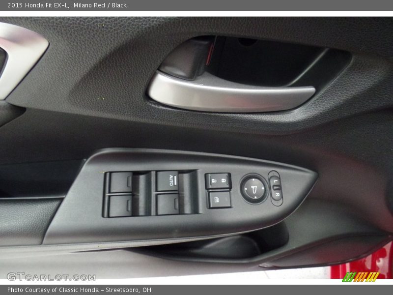 Milano Red / Black 2015 Honda Fit EX-L