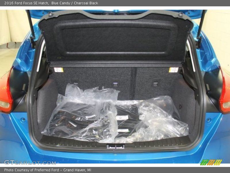 Blue Candy / Charcoal Black 2016 Ford Focus SE Hatch