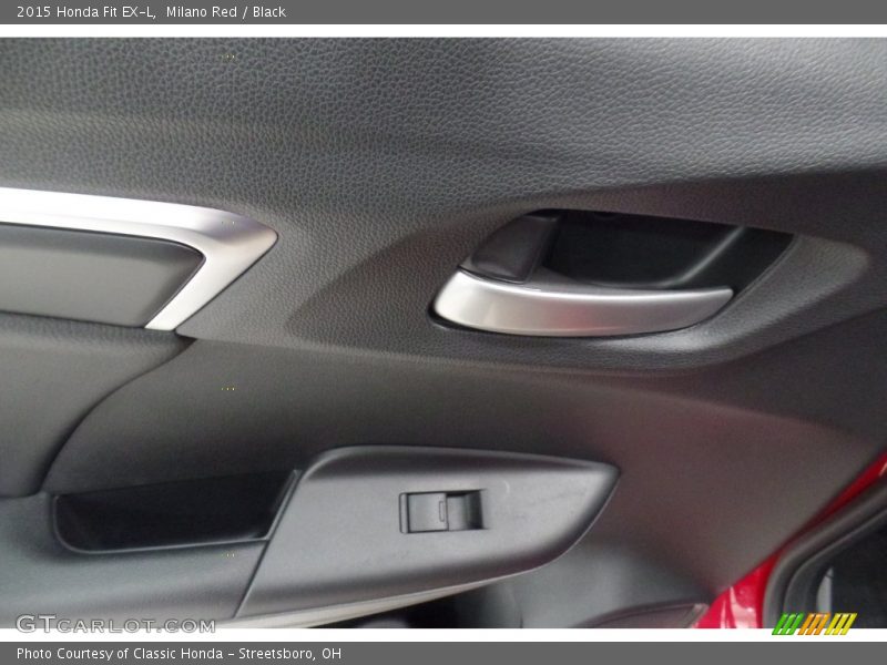 Milano Red / Black 2015 Honda Fit EX-L