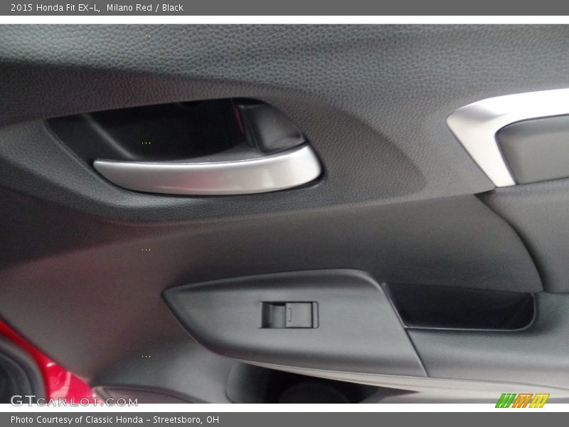 Milano Red / Black 2015 Honda Fit EX-L