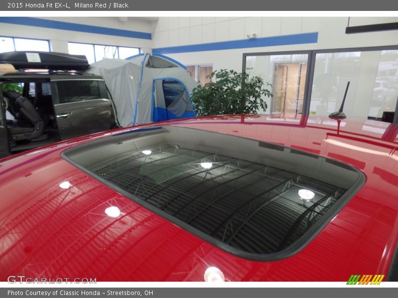 Milano Red / Black 2015 Honda Fit EX-L