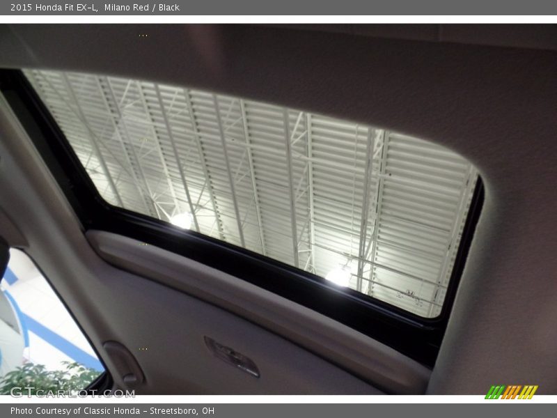 Milano Red / Black 2015 Honda Fit EX-L