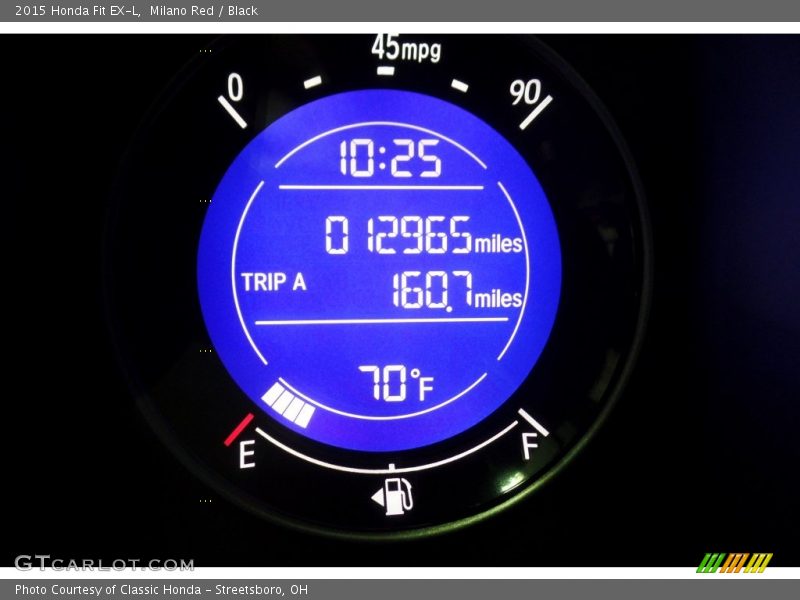 Milano Red / Black 2015 Honda Fit EX-L