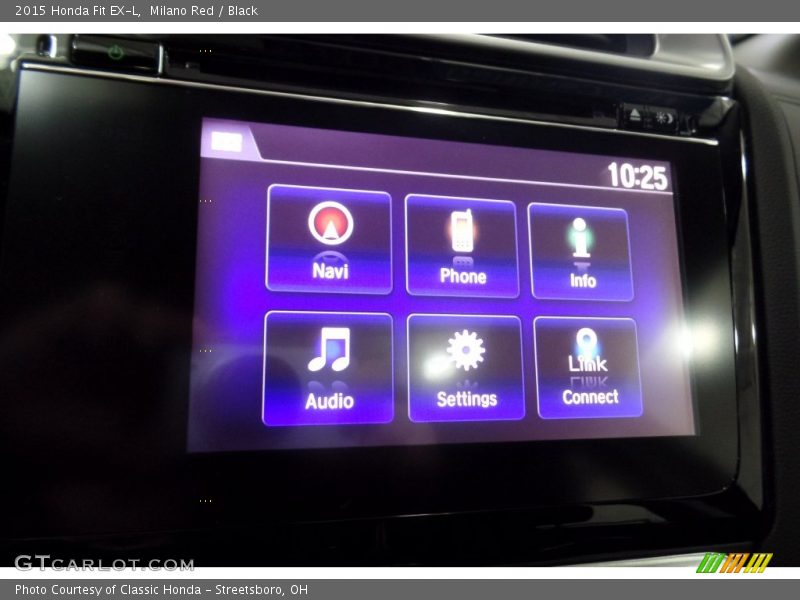 Milano Red / Black 2015 Honda Fit EX-L