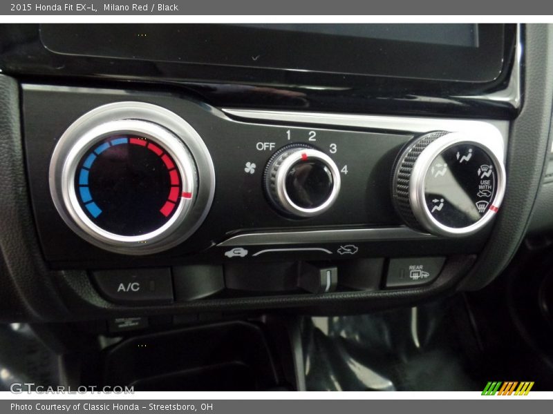 Milano Red / Black 2015 Honda Fit EX-L