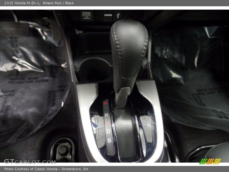 Milano Red / Black 2015 Honda Fit EX-L
