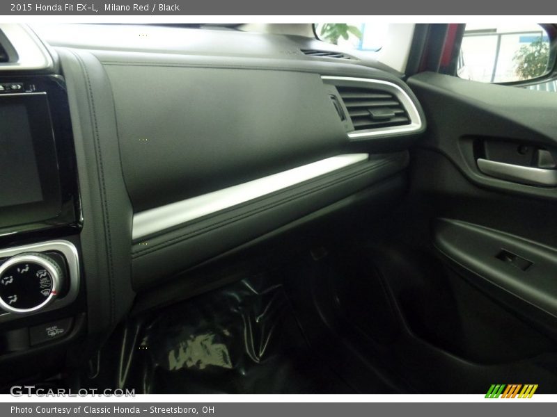 Milano Red / Black 2015 Honda Fit EX-L