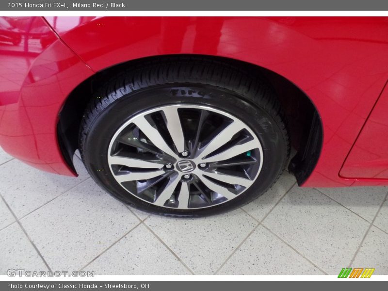 Milano Red / Black 2015 Honda Fit EX-L
