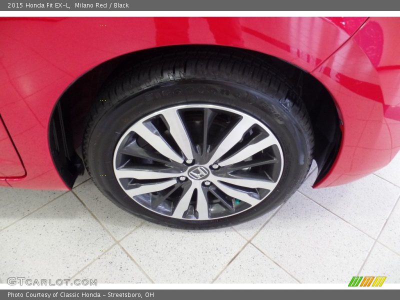 Milano Red / Black 2015 Honda Fit EX-L