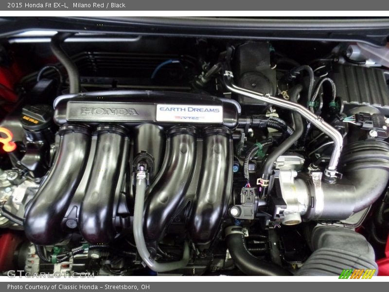 Milano Red / Black 2015 Honda Fit EX-L