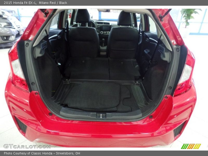 Milano Red / Black 2015 Honda Fit EX-L