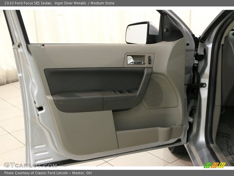 Ingot Silver Metallic / Medium Stone 2010 Ford Focus SES Sedan