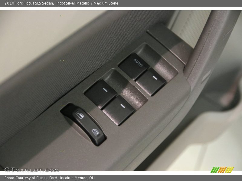 Ingot Silver Metallic / Medium Stone 2010 Ford Focus SES Sedan