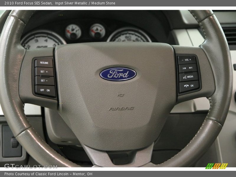 Ingot Silver Metallic / Medium Stone 2010 Ford Focus SES Sedan