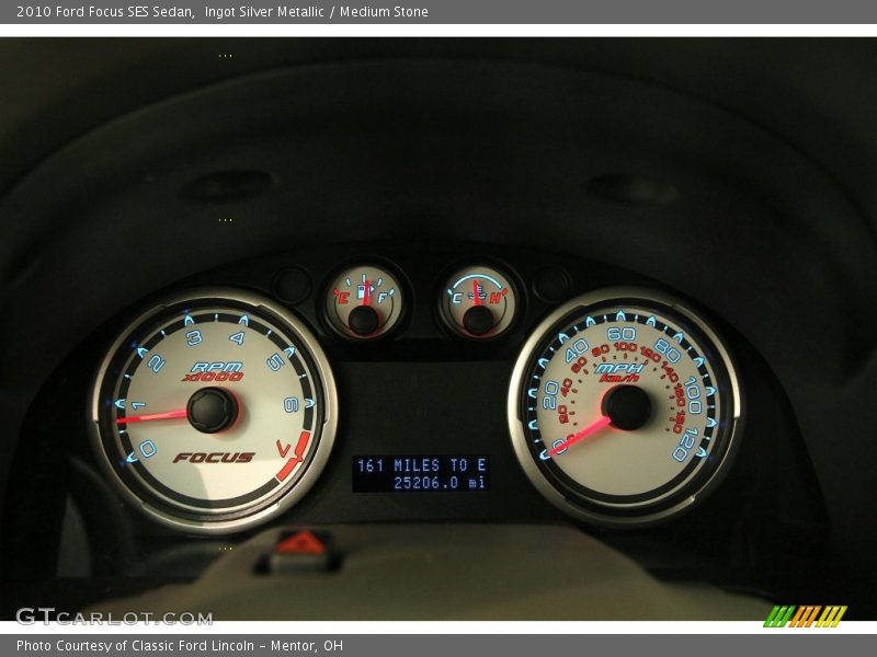 Ingot Silver Metallic / Medium Stone 2010 Ford Focus SES Sedan