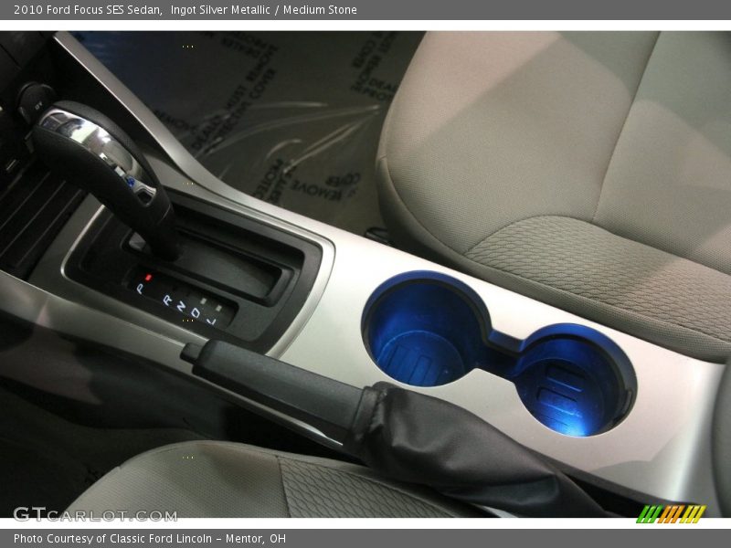 Ingot Silver Metallic / Medium Stone 2010 Ford Focus SES Sedan
