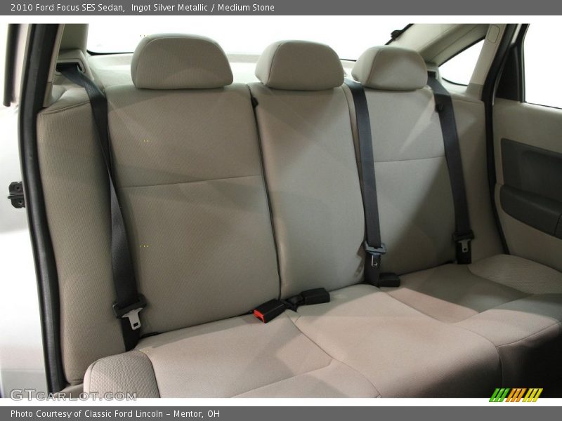 Ingot Silver Metallic / Medium Stone 2010 Ford Focus SES Sedan
