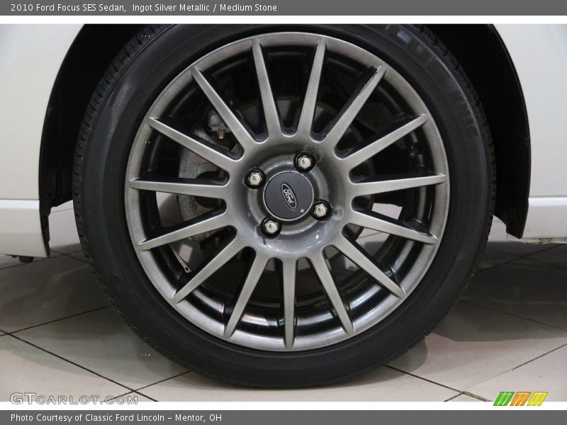 Ingot Silver Metallic / Medium Stone 2010 Ford Focus SES Sedan
