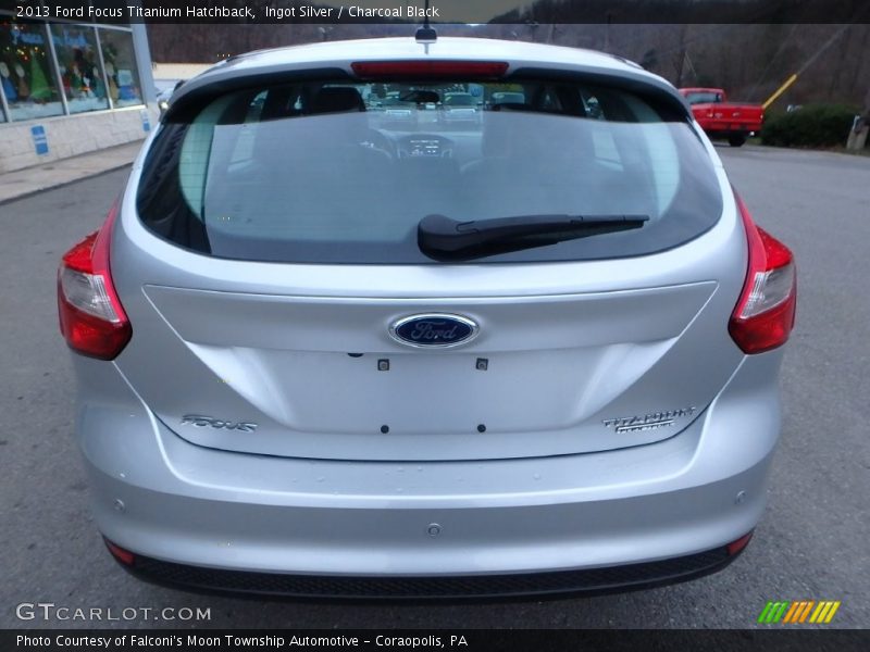 Ingot Silver / Charcoal Black 2013 Ford Focus Titanium Hatchback
