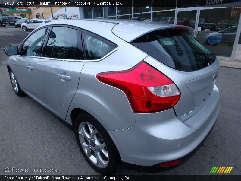 Ingot Silver / Charcoal Black 2013 Ford Focus Titanium Hatchback