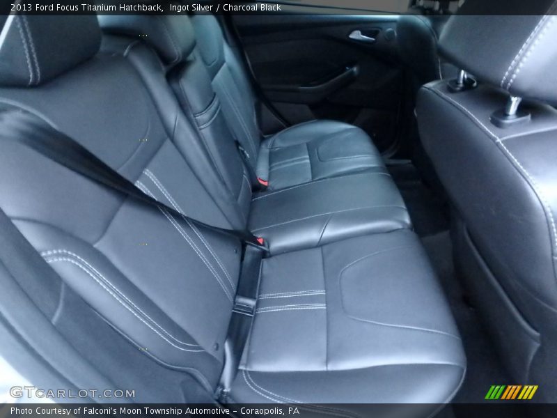 Ingot Silver / Charcoal Black 2013 Ford Focus Titanium Hatchback