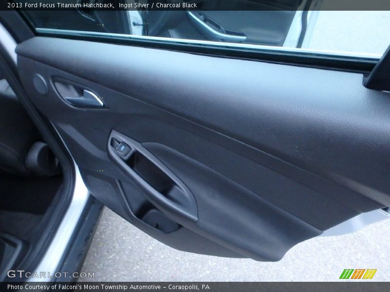 Ingot Silver / Charcoal Black 2013 Ford Focus Titanium Hatchback