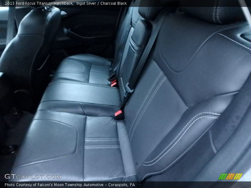 Ingot Silver / Charcoal Black 2013 Ford Focus Titanium Hatchback