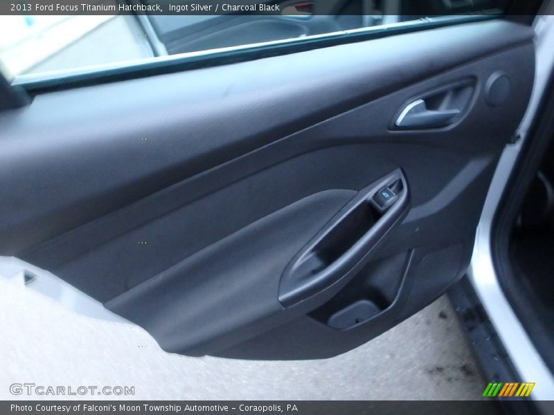 Ingot Silver / Charcoal Black 2013 Ford Focus Titanium Hatchback