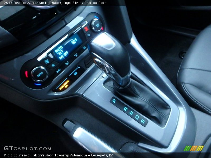 Ingot Silver / Charcoal Black 2013 Ford Focus Titanium Hatchback