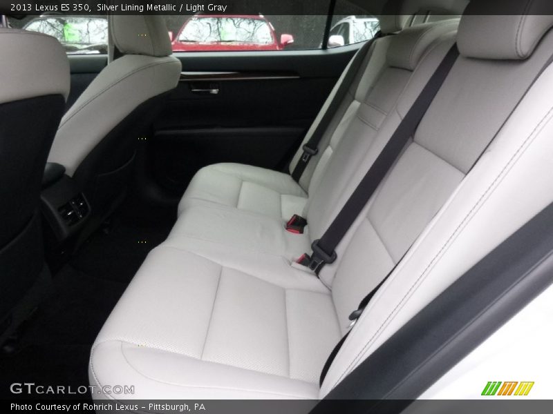 Silver Lining Metallic / Light Gray 2013 Lexus ES 350