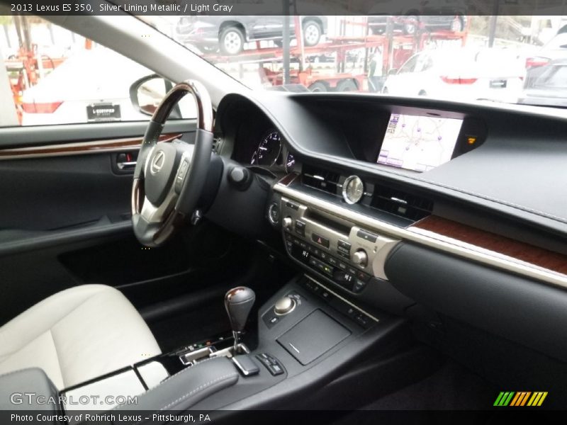 Silver Lining Metallic / Light Gray 2013 Lexus ES 350