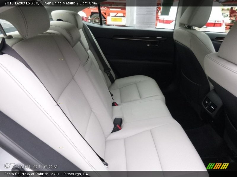 Silver Lining Metallic / Light Gray 2013 Lexus ES 350