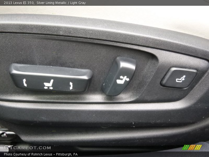 Silver Lining Metallic / Light Gray 2013 Lexus ES 350