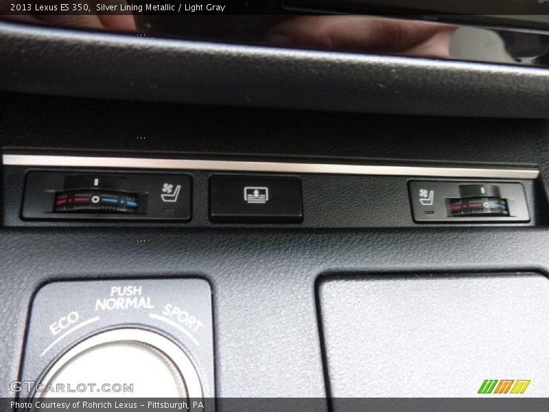 Silver Lining Metallic / Light Gray 2013 Lexus ES 350