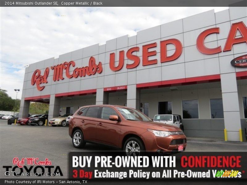 Copper Metallic / Black 2014 Mitsubishi Outlander SE