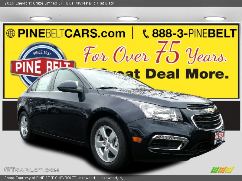 Blue Ray Metallic / Jet Black 2016 Chevrolet Cruze Limited LT