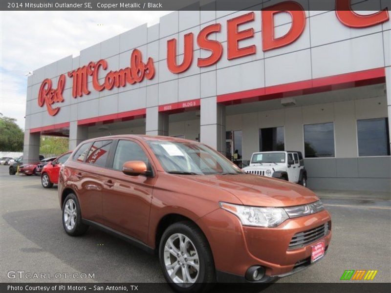 Copper Metallic / Black 2014 Mitsubishi Outlander SE
