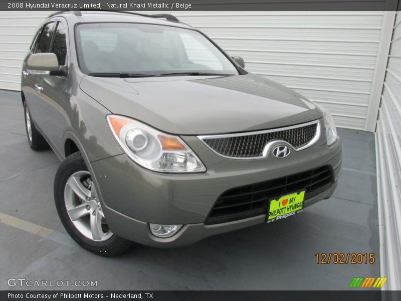 Natural Khaki Metallic / Beige 2008 Hyundai Veracruz Limited