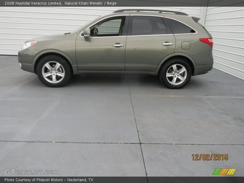 Natural Khaki Metallic / Beige 2008 Hyundai Veracruz Limited