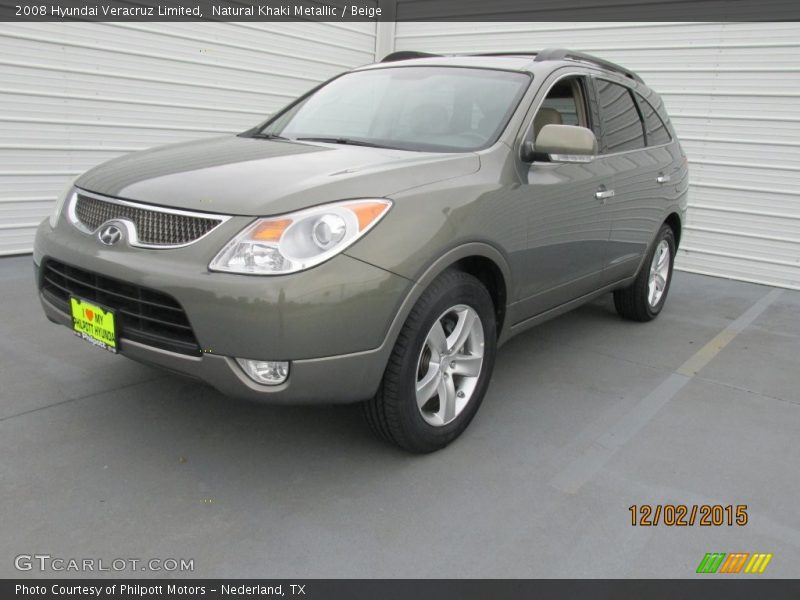 Natural Khaki Metallic / Beige 2008 Hyundai Veracruz Limited