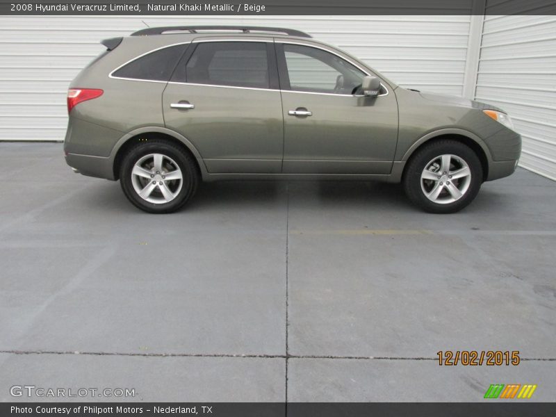 Natural Khaki Metallic / Beige 2008 Hyundai Veracruz Limited