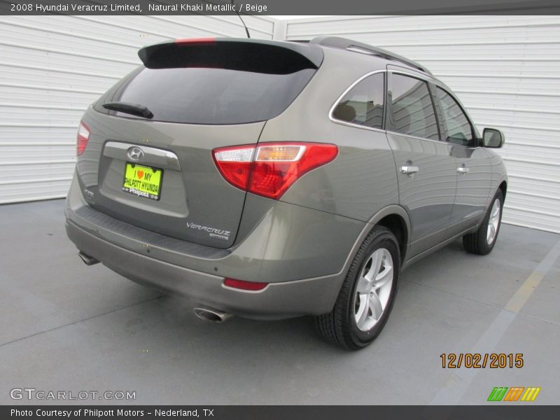Natural Khaki Metallic / Beige 2008 Hyundai Veracruz Limited