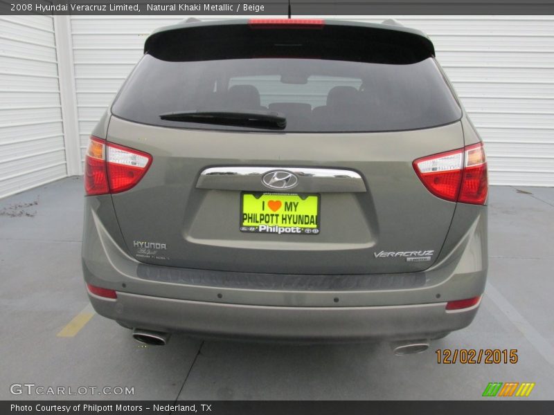 Natural Khaki Metallic / Beige 2008 Hyundai Veracruz Limited