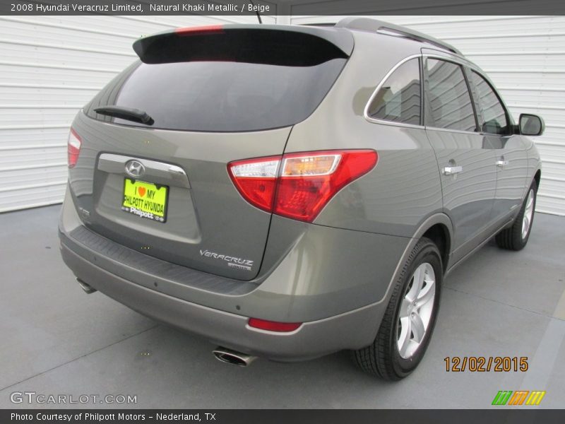 Natural Khaki Metallic / Beige 2008 Hyundai Veracruz Limited