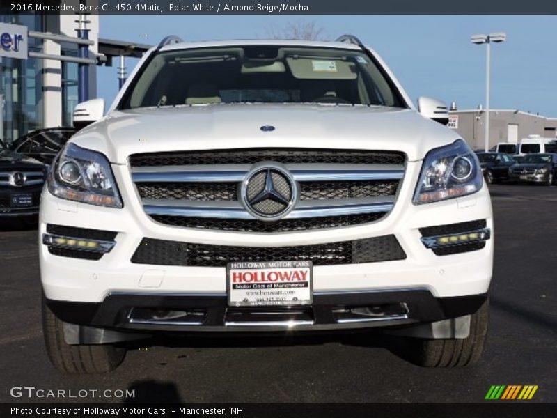 Polar White / Almond Beige/Mocha 2016 Mercedes-Benz GL 450 4Matic